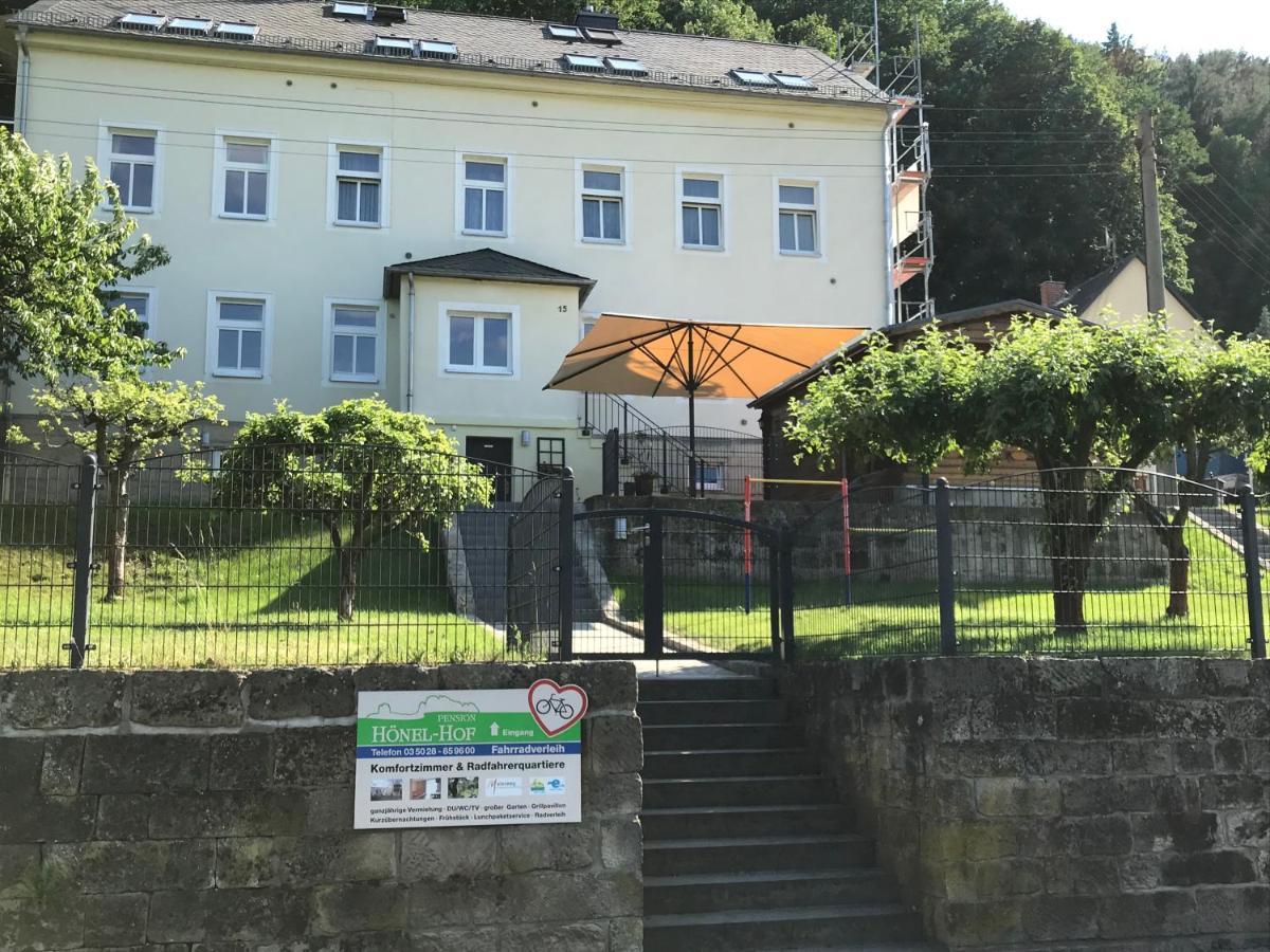 Pension Hoenel-Hof Bad Schandau Exterior foto